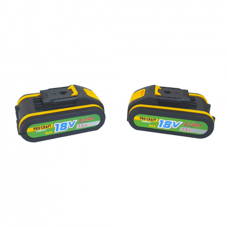 Autofiletanta ProCraft PA18C , cu 2 acumulatori Lithium-Ion 18 V , 1500 mAh , 1300 Rpm , mandrina automata 10 mm [2]