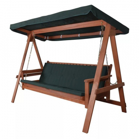 Mobilier pentru gradina - Balansoar de gradina cu umbrela HECHT Baharu Lux
