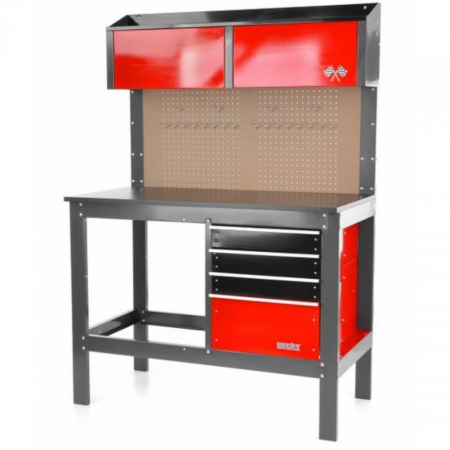 Mobilier pentru gradina - Banc de atelier cu 4 sertare HECHT2091