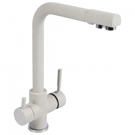 GF-2252 Baterie 3 cai pentru filtru apa, osmoza inversa, alba [1]