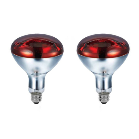 Bec infraroșu 200W cu vârf roșu închis – căldură instantanee pentru pui și animale tinere, eficiență termică peste 90%, compatibil cu lămpi E27 [4]