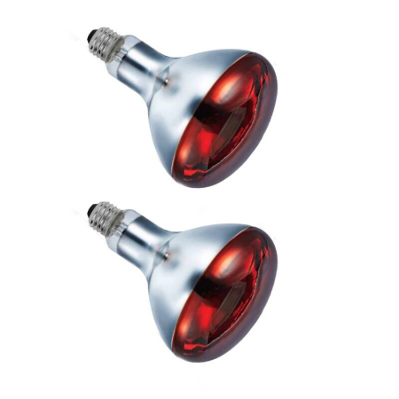 Bec infraroșu 200W cu vârf roșu închis – căldură instantanee pentru pui și animale tinere, eficiență termică peste 90%, compatibil cu lămpi E27 [3]