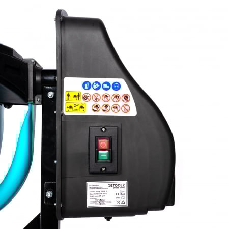 Betoniera Detoolz 160L, 1000W, cu roti si coroana de fonta [14]