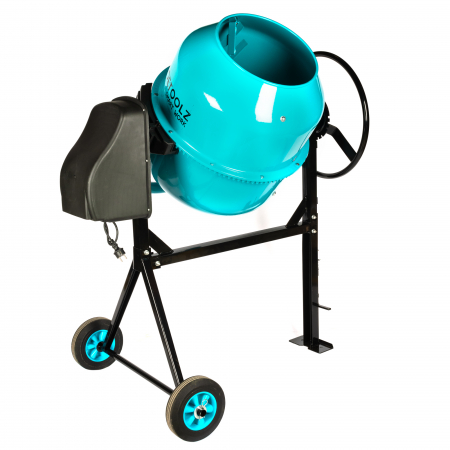 Betoniera Detoolz 200L, 1200W, cu roti si coroana de fonta [13]