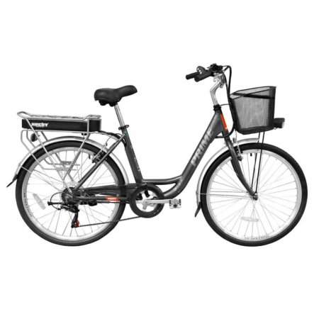 Casa, gradina si ferma - Bicicleta electrica Hecht prime shadow cu sasiu din aluminiu schimbator shimano acumulator 36 v