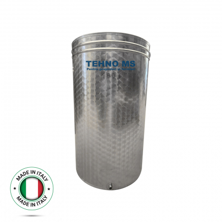 Aparate Uz Casnic - BUTOI DIN INOX ITALIA CU CAPAC FLOTANT BUSONAT 180L  SI CANEA