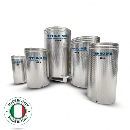BUTOI DIN INOX ITALIA CU CAPAC FLOTANT BUSONAT SI CANEA 100L [1]