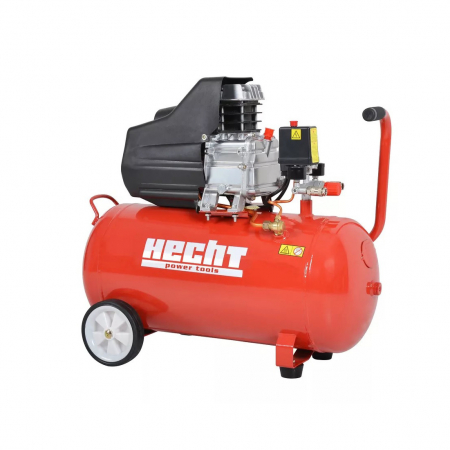 Compresoare aer - Compresor de aer Hecht 2052 pe ulei, putere 1500 w, 8 bar, rezervor 50 l