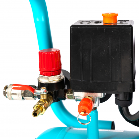 Compresor Detoolz 50L fara ulei, 1680 W, debit 214L/min, 8 bar, 2 prize de aer [2]