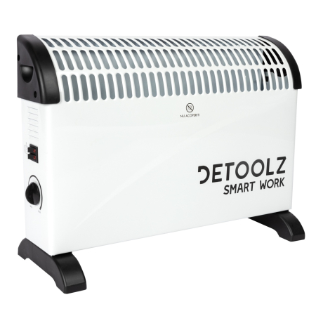 Incalzire, Climatizare, Instalatii  - Convector electric Detoolz, 2KW, 3 trepte de putere, cu termostat reglabil