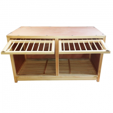 Cuibare - Cusca pentru porumbei din lemn V2 80*40*45cm