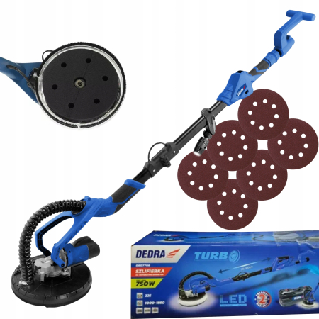 Dedra DED7765 Masina slefuit gips carton 750W, 230V, 225mm [1]