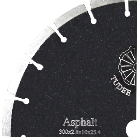 Discuri diamantate - Disc diamantat Tudee debitare asfalt, profesional, 300x25.4x10x2.8mm