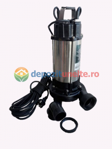 Pompa apa submersibila pentru ape uzate WQD1500DF 1500W cu tocator Deetoolz DZ-P107 [5]