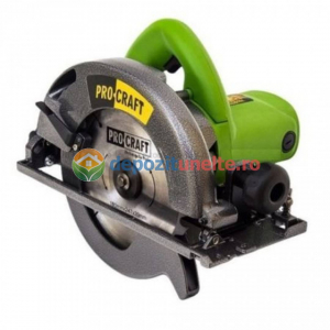 Fierastraie circulare - Fierastrau Circular Procraft KR 2200W, 185mm, 65mm, 45GR, 5000 Rpm, de mana