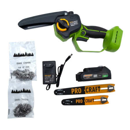 Drujbe cu acumulator - Fierastrau cu lant si acumulator PKA45, Brushless , Ungere lant