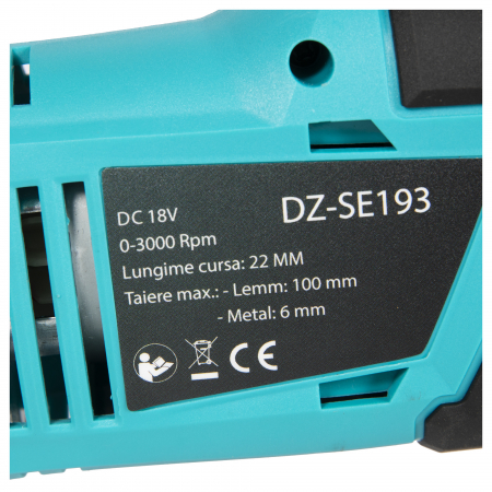 DZ-SE193 Fierastrau pendular sabie 18V 100mm [3]