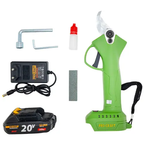 Foarfeci electrice cu acumulatori - Foarfeca de gradina cu 1 acumulator 20 V 30mm -  Eficiență și Confort pentru Îngrijirea Grădinii