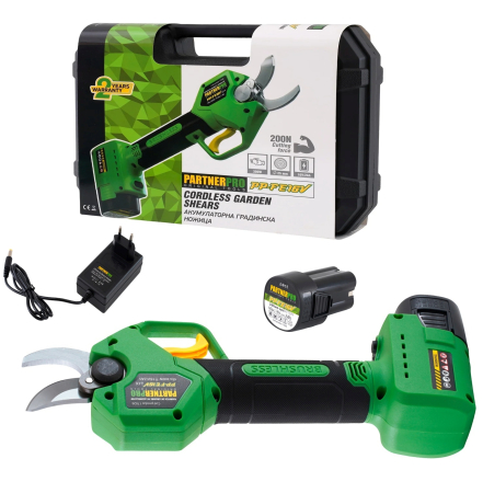 Foarfeci electrice cu acumulatori - Foarfecă electrică cu acumulator PARTNERPRO PP-FE16V, 16V / 2Ah, 300 W, 200 N