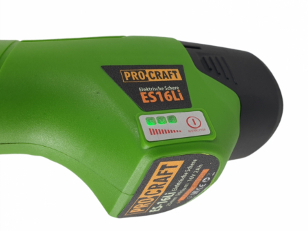 PACHET COMPLET Foarfeca electrica taiat vita de vie cu 2 buc. acumulatori 2Ah-16V Li-Ion + 1 buc. SET Cutit REZERVA Procraft ES16Li [19]