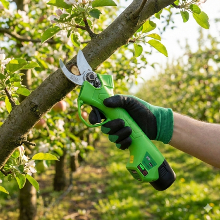 Foarfecă electrică Micul Fermier MF-MX1020-G01 – 14.4V, Brushless, 25 mm [2]