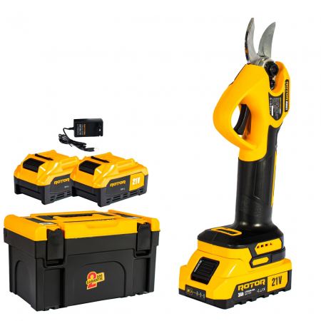 Foarfeci electrice cu acumulatori - Foarfeca cu acumulator ROTOR RSB21 21V/3Ah, Brushless