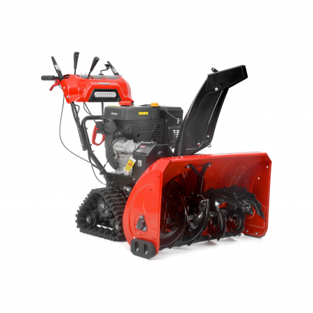 Teasc struguri - Freza de zapada pe benzina Hecht 9534 sq cu senile putere 15 cp latime de lucru 87 cm 146 kg