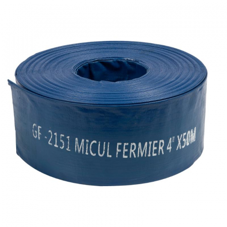 Furtun apa Micul Fermier refulare Flat PVC 4" 50M 2 bar GF-2151 [0]