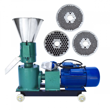 Granulatoare de furaje - Granulator furaje KL-120, motor inclus, 3 matrite incluse