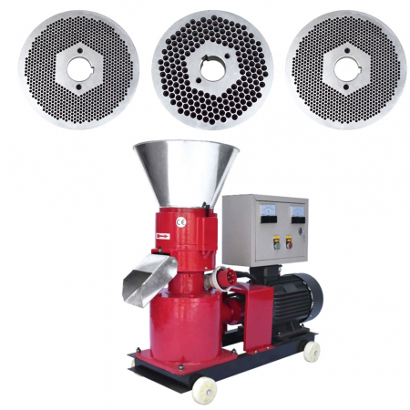 Tocatoare resturi vegetale - Granulator Furaje KL-200 motor 7,5 kw/1500RPM/380V cu 3 matrite