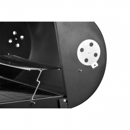 Gratar de gradina HECHT Barrel, din otel, pentru carbune, dimensiuni 108 x 72 cm [3]