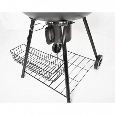 Gratar de gradina HECHT Merida, diametru 53.3 cm, din otel inoxidabil, cu roti [4]