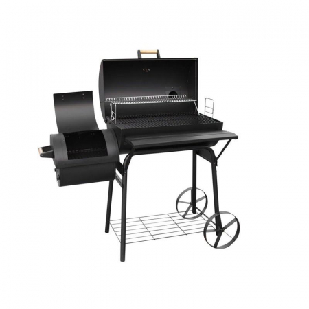 Gratar de gradina HECHT Sentinel, Bbq grill, din otel, pe carbune, rezistent la temperaturi inalte, dimensiuni 115x65x133 cm [9]