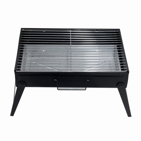 Gratar pe carbuni KLUGMEISTER KYCG02-B, material otel, inaltime gatire 24 cm, dimensini 43.5x29x24 cm [1]