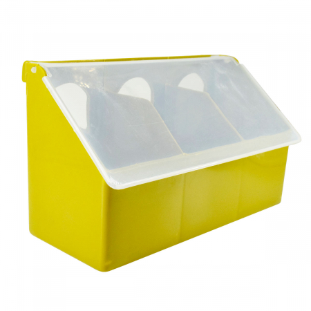 Hrănitoare pentru porumbei cu 3 compartimente set 10 bucati [2]