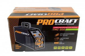Invertor Plasma Procraft TMC 300, 3 in 1, MMA, TIG + Accesorii, Gama Profesionala [3]