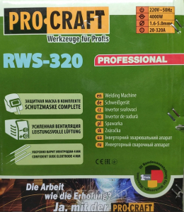 INVERTOR PROFESIONAL PENTRU SUDURA PROCRAFT RWS 320 [4]