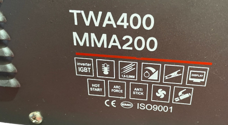 Invertor TEH TWA 400, Profesional, Heavy Duty, Racire fortata, electrozi 5 mm  ANTI LIPIRE  + ARC FORCE REGLABIL MMA 200A [8]