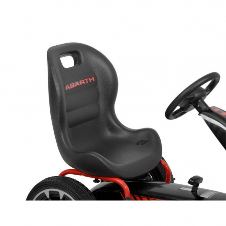 Kart cu pedale HECHT Abarth Black, greutate maxima suportata 25 kg, dimensiuni 113 x 57 x 73 cm, negru [1]