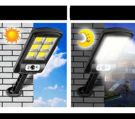 Lampa solara LED cu senzor de miscare si unghi de inductie 120 grade [1]