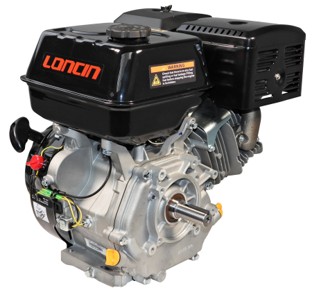 Loncin G390F - Motor benzina 8.2kW, 389cc, 1C 4T OHV, ax drept, cu pana [2]