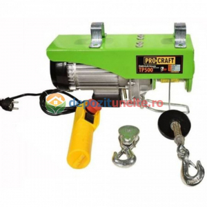 MACARA ELECTRICA PROCRAFT TP500, 1020W, 500KG, PALAN SCRIPETE ELEVATOR [1]
