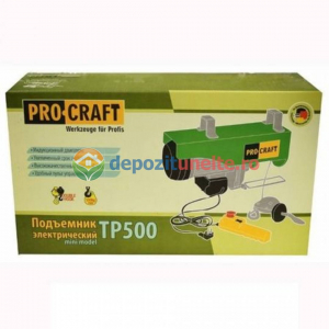 MACARA ELECTRICA PROCRAFT TP500, 1020W, 500KG, PALAN SCRIPETE ELEVATOR [5]