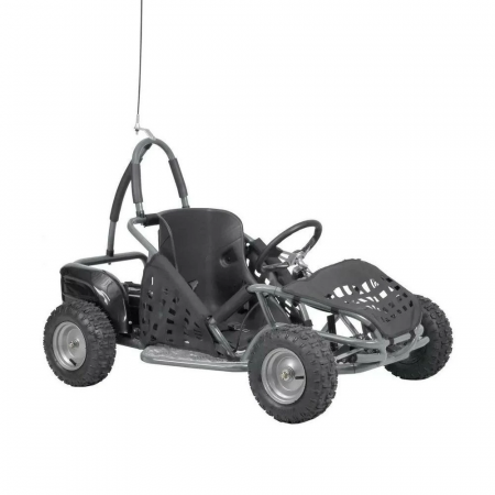 Masina buggy HECHT 54812 SILVER, cu acumulatori 48 V/12 Ah, 1000 W, 35 km/h, autonomie 30 km [1]