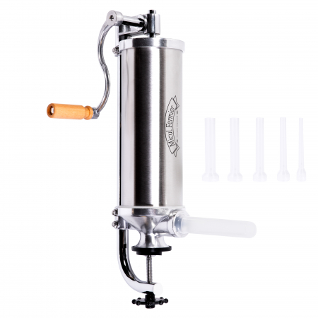 Unelte Uz Casnic - Masina de carnati 2.5kg VERTICAL 5 palnii