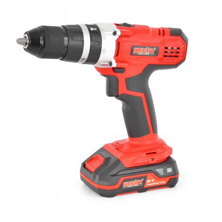 Bormasini / Masini de gaurit - Masina de gaurit si insurubat Hecht 1278 cu acumulator li-ion 20 v 2 ah 1.54 Kg