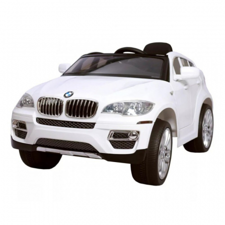 Casa, gradina si ferma - Masina de jucarie cu baterie - bmw x6 - alba - BMWX6-WHITE