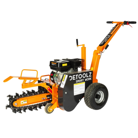 Gradina  - Masina de sapat santuri, Detoolz, 7 CP, 212 CC, benzina 4T, adancime maxima 450 mm