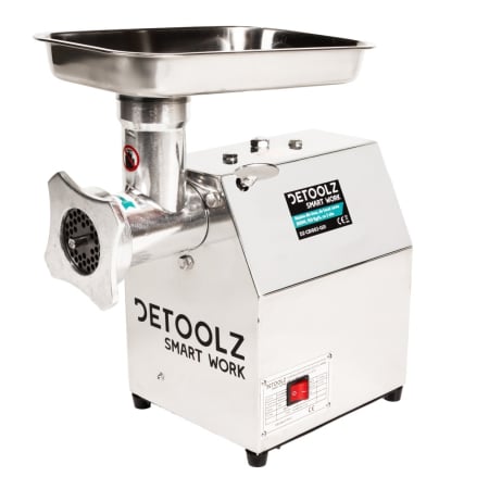 Masini de tocat carne - Mașină de tocat carne profesională Detoolz  – 800 W, inox alimentar, 150 kg/h, 2 site incluse