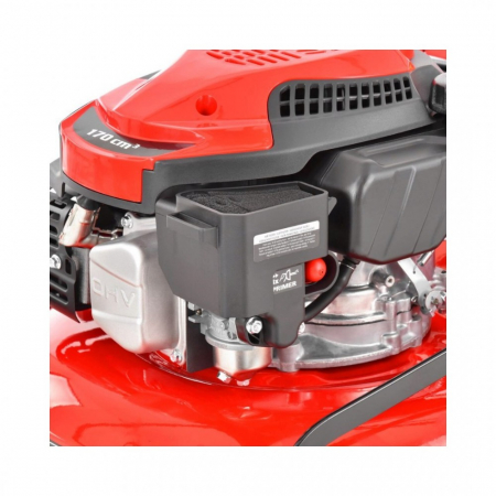 Masina de tuns iarba cu motor pe benzina, autopropulsata, HECHT 550 SW, 2.6 kW, 170 CC, latime de lucru 48 cm, cos colector 60 l [1]